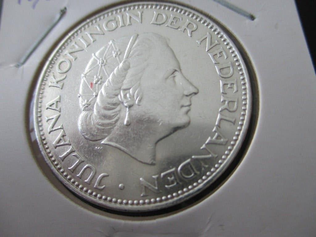 Rijksdaalder 1961, Koningin Juliana, Zilver, Ophalen of Verzenden, Losse munt
