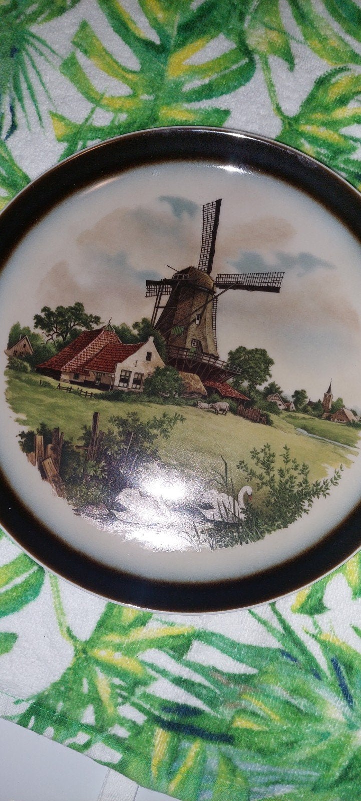 Decoratief Wandbord - Hollandse Molen royal schwab, Ophalen