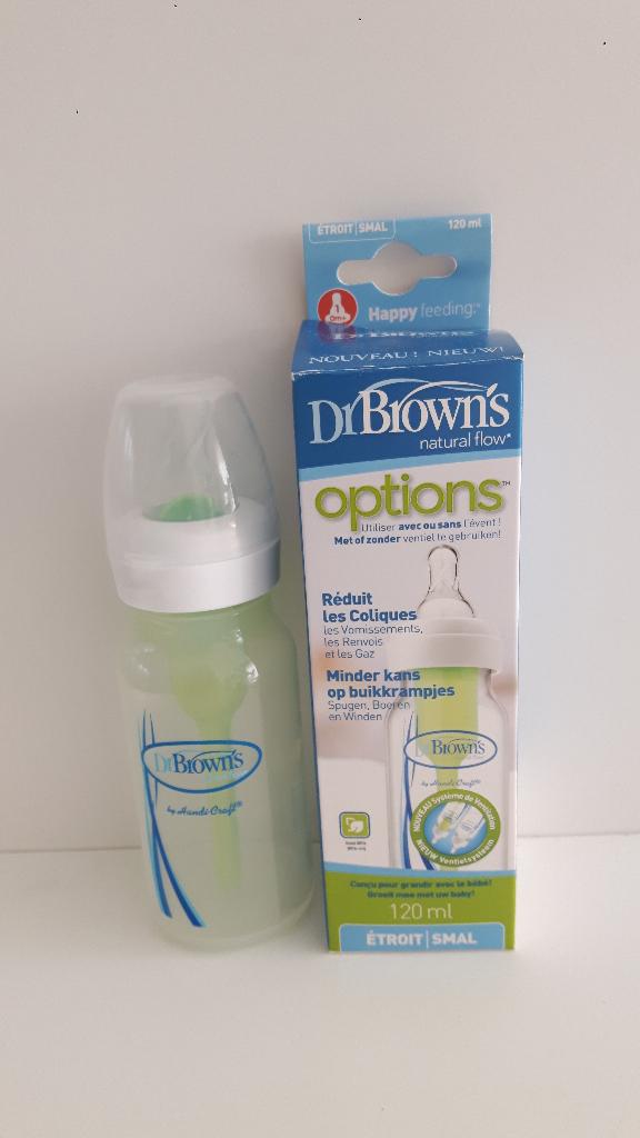 Dr Brown / Dr Brown's fles natural flow compleet, Ophalen of Verzenden, Nieuw, Overige typen