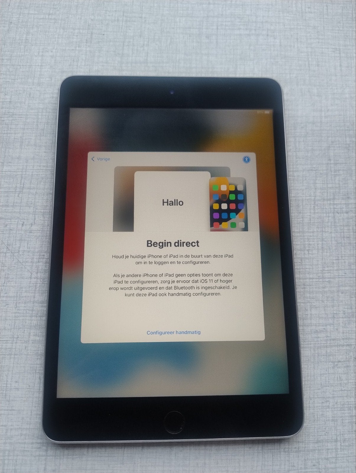 Ipad Mini 4 64GB incl hoes en oplader., Gebruikt, Apple iPad, Zwart, 8 inch