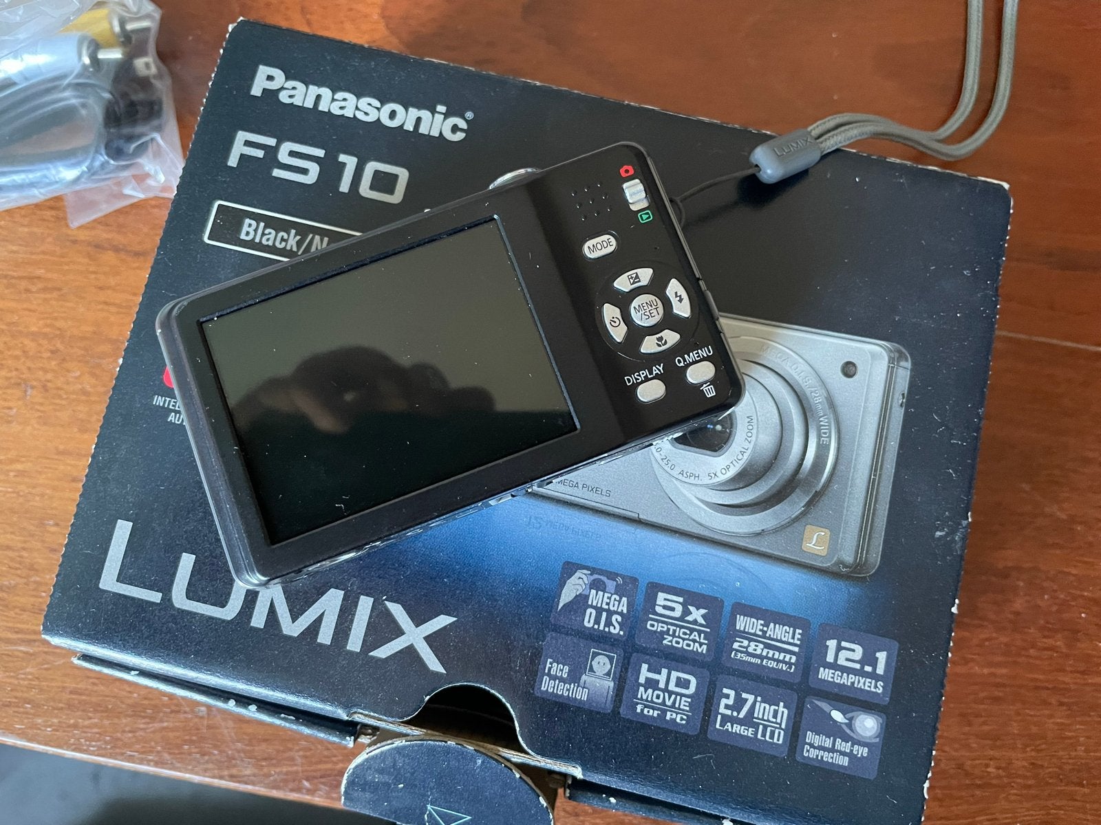 Panasonic Lumix FS10 Compactcamera met accessoires, Ingebouwde flitser, Gebruikt, Panasonic, Ophalen of Verzenden