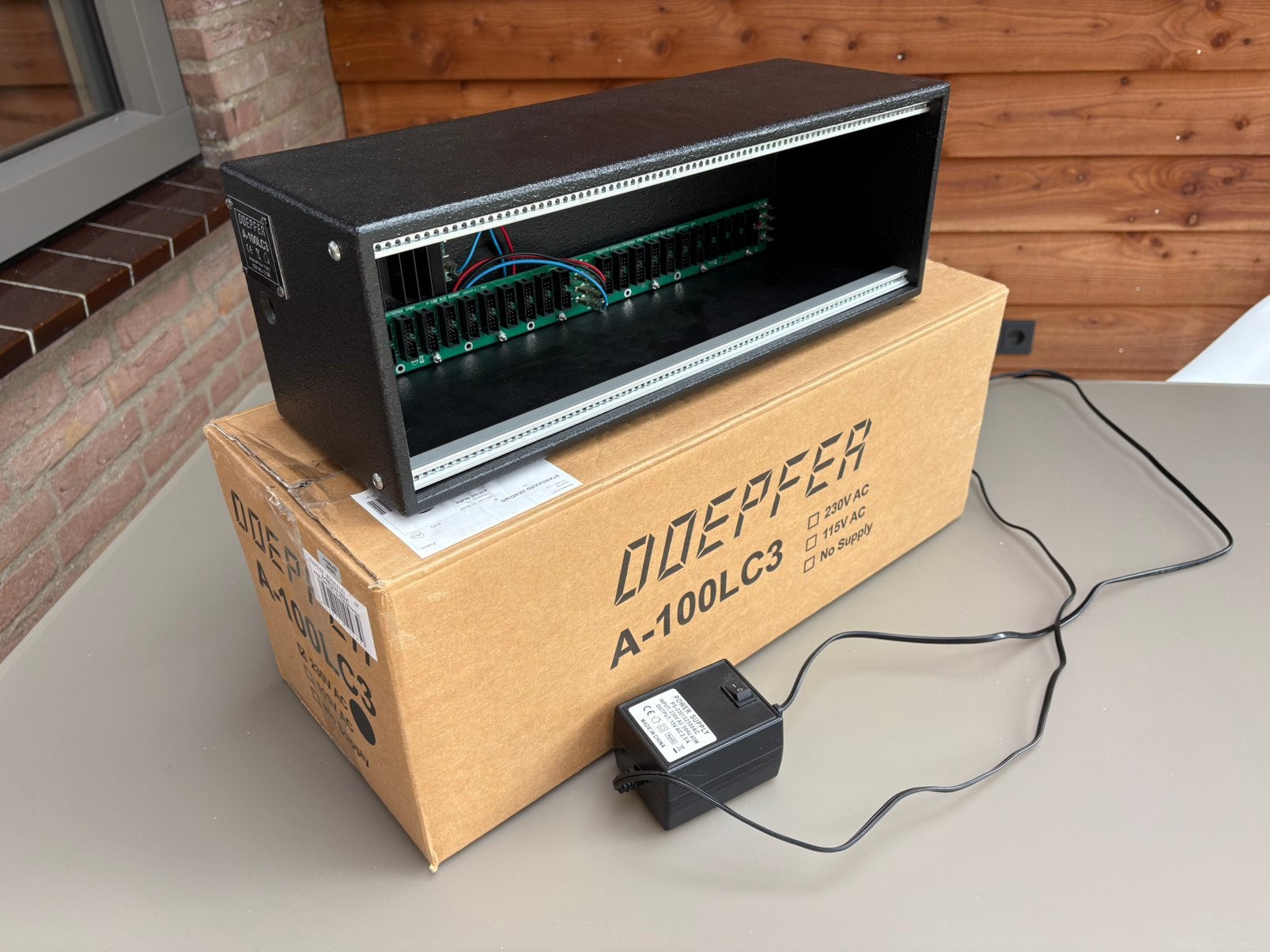 Doepfer LC3 vintage edition Eurorack Case black, Ophalen of Verzenden, Zo goed als nieuw