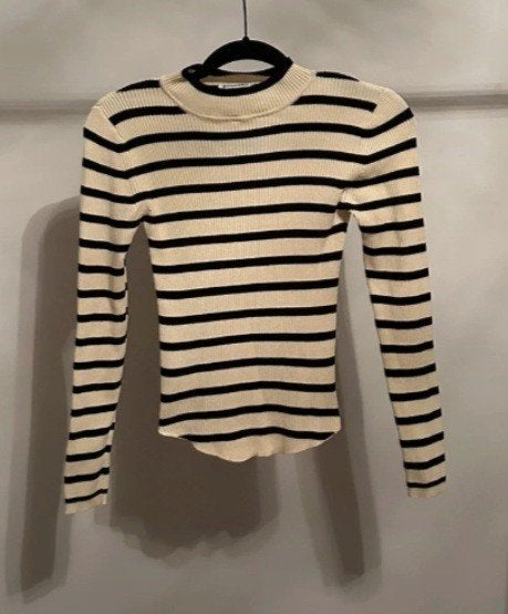 Nieuwe gestreepte top Stradivarius - Maat S, Meerkleurig, Nieuw, Ophalen of Verzenden, Maat 36 (S)