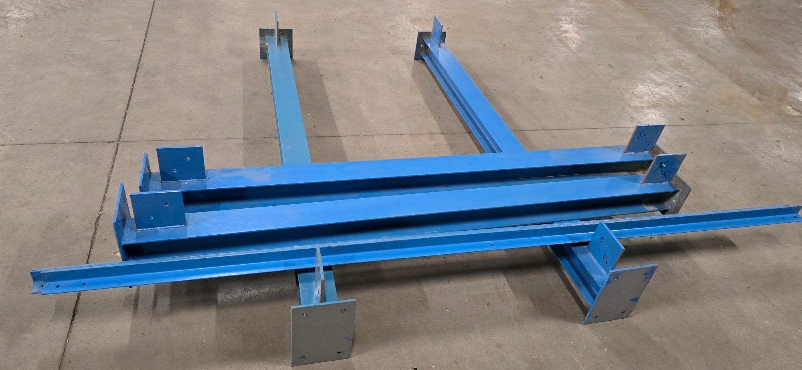 Stalen balken staanders / kolommen verdiepingsvloer entresol, Doe-het-zelf en Verbouw, Metalen, Ophalen, Gebruikt, IJzer