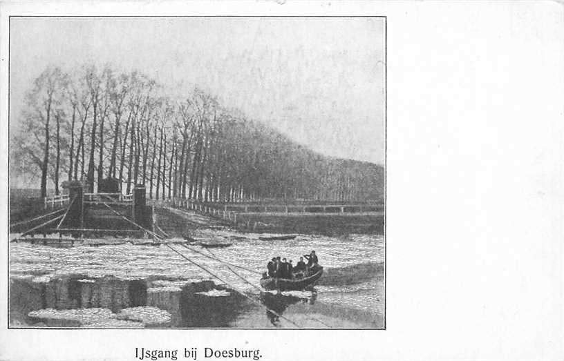 380-740-037 Doesburg Ijsgang, Verzenden, Voor 1920, Gelderland