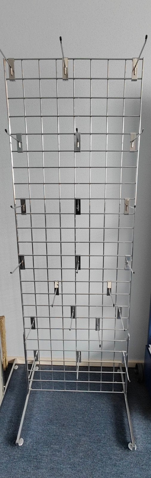 Metalen displayrek - Showpresentatie 160cm of 190cm hoog, Ophalen, Zo goed als nieuw, Metaal