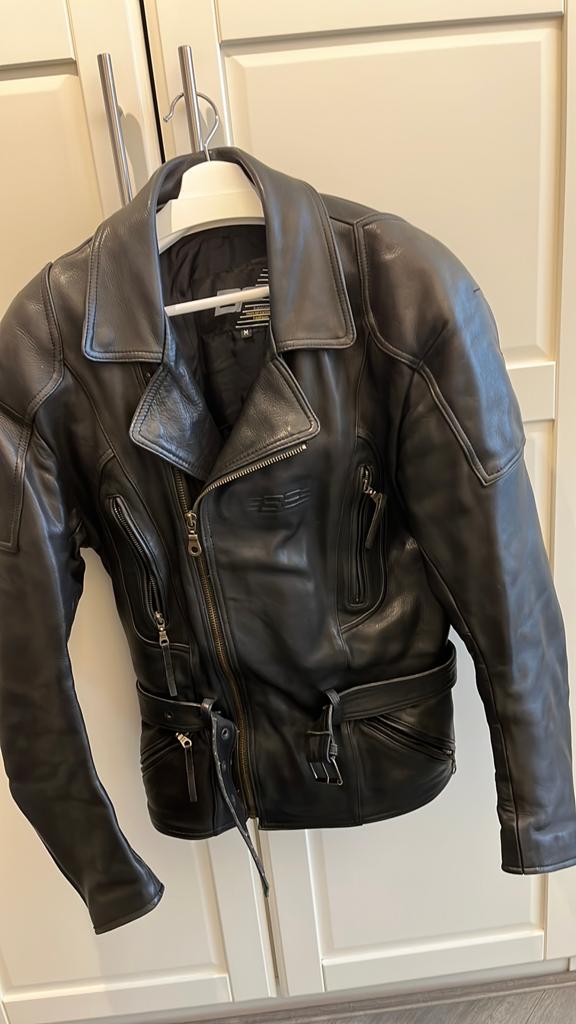 Dames motor jas leder maat m, Motoren, Ophalen of Verzenden, Tweedehands, Dames, Jas | leer