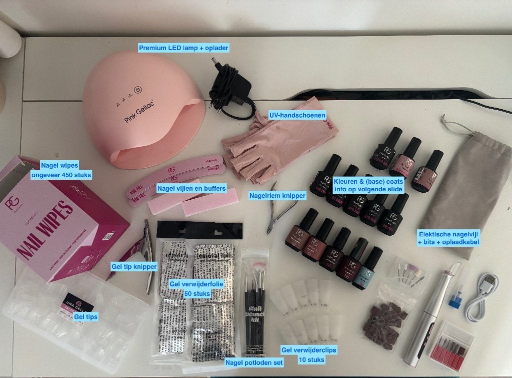 Gellak set, Diensten en Vakmensen, Kunst- of Gelnagels
