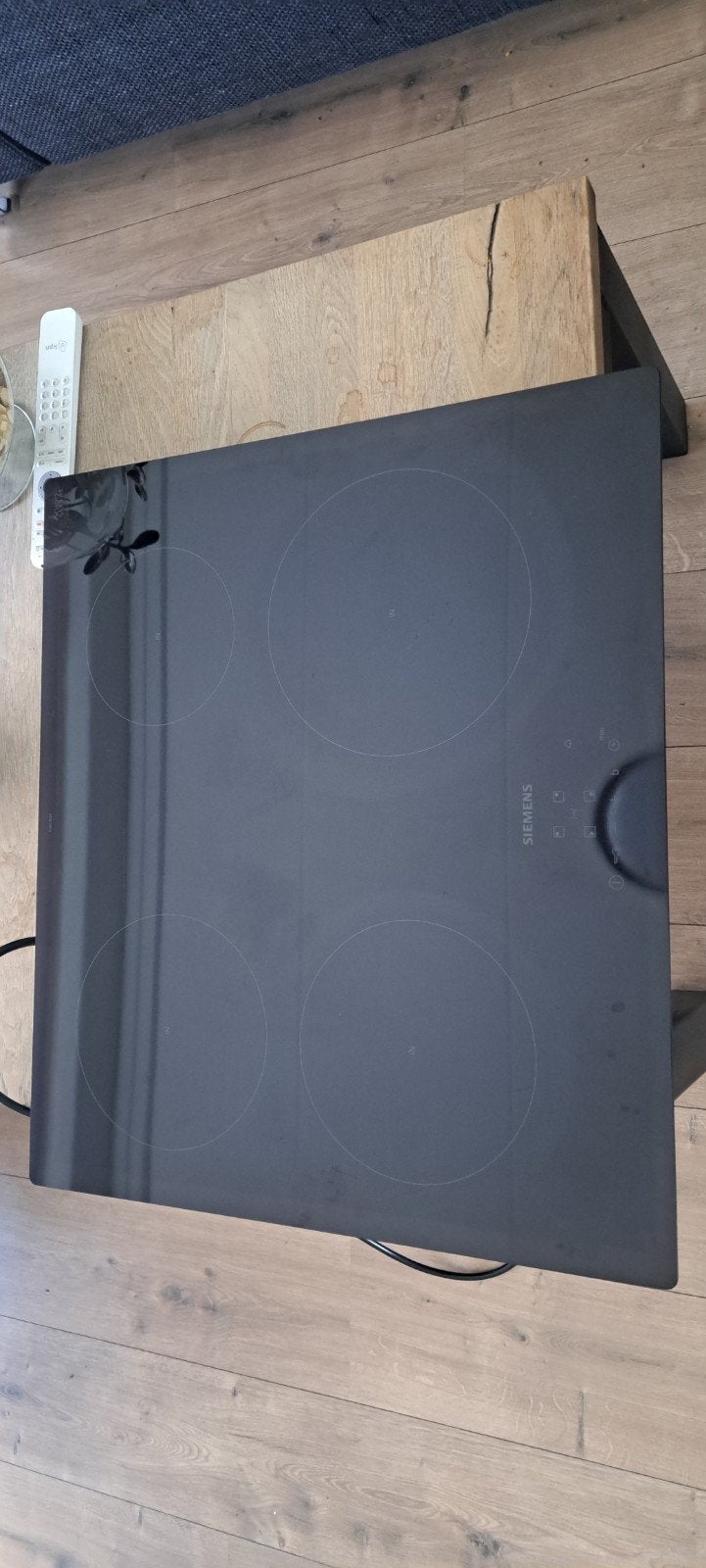 Siemens Inductiekookplaat - 220V !, Witgoed en Apparatuur, Kookplaten, Ophalen, Gebruikt, 4 kookzones, Inbouw