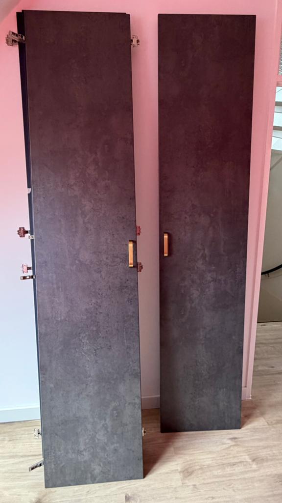 Twee deuren voor ikea pax kast, 2.36m hoog, Ophalen, Gebruikt, 50 tot 100 cm, 200 cm of meer