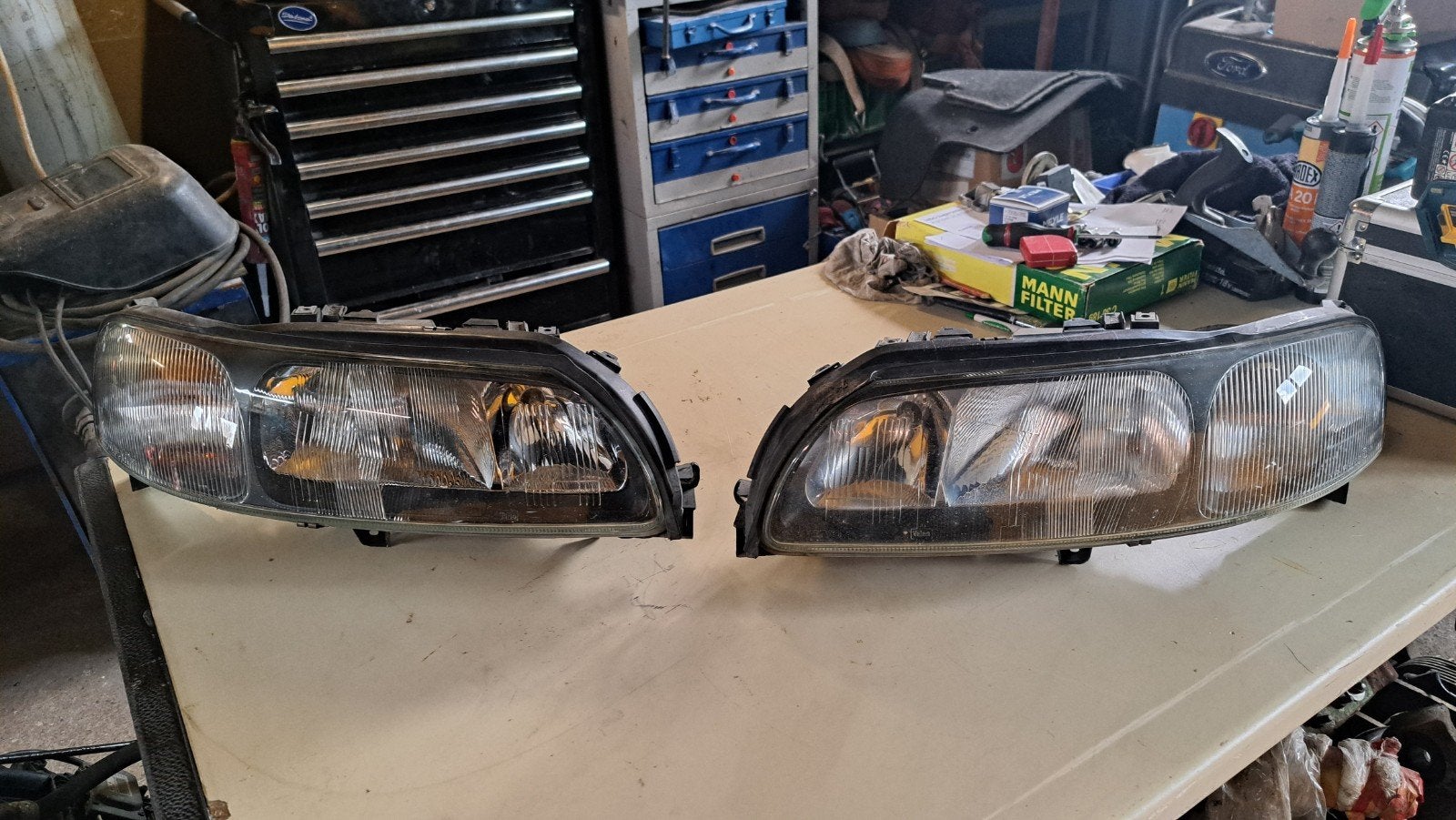 volvo v70 2001 koplampen, Auto-onderdelen, Ophalen of Verzenden, Volvo