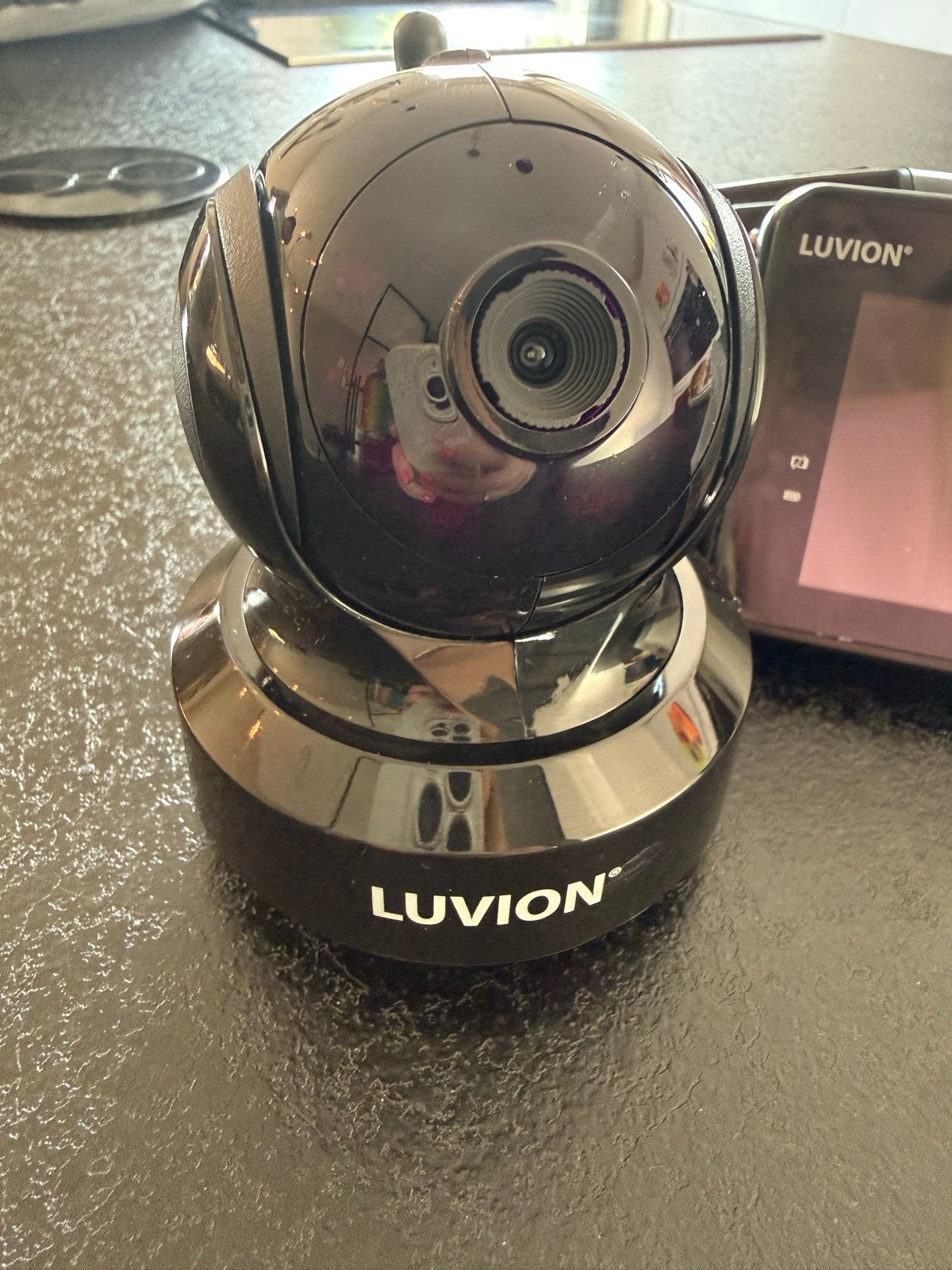 Luvion Grand Elite 3 Connect Plus babyfoon - Zwart, Verzenden, Gebruikt, 250 meter of meer, Camera