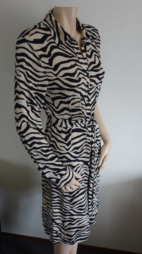 nieuw stretch MOOIJ zebra jurkje, Overige kleuren, Verzenden, Nieuw, Knielengte