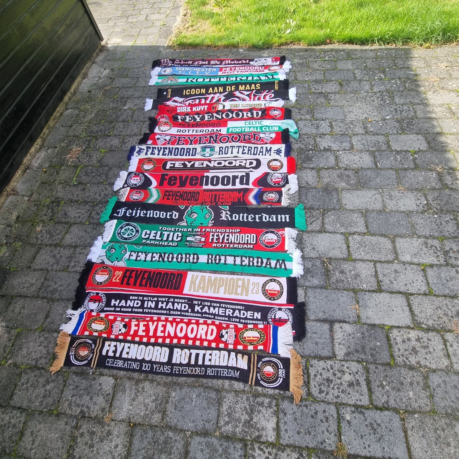 Grote partij Feyenoord sjaals, Ophalen of Verzenden, Zo goed als nieuw, Feyenoord