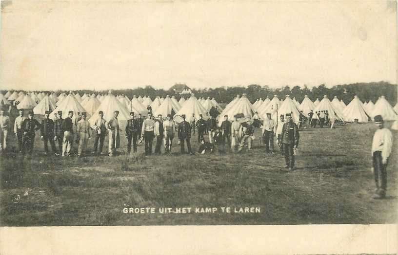 380-725-013 Laren NH Kamp te Laren, Verzenden, Voor 1920, Noord-Holland