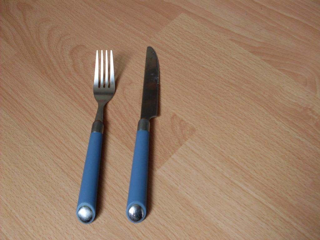 mooie kwaliteits merk oxo lunch mes en vork, Ophalen, Overige merken, Overige typen, Gebruikt
