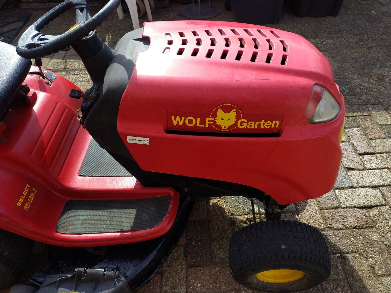tekoop zitmaaier, Ophalen, Gebruikt, Wolf Garten, Gardena, 90 tot 120 cm
