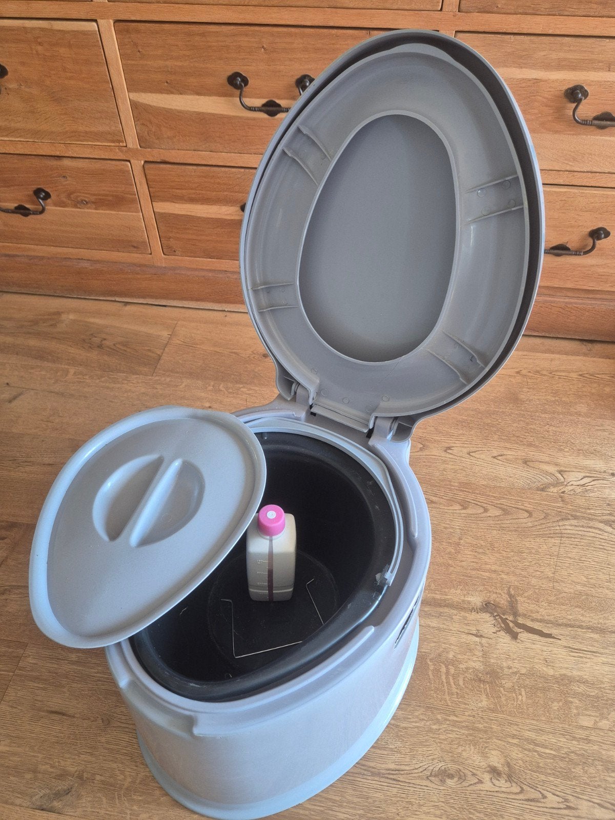 camping toilet, Minder dan 10 liter, Ophalen, Kunststof