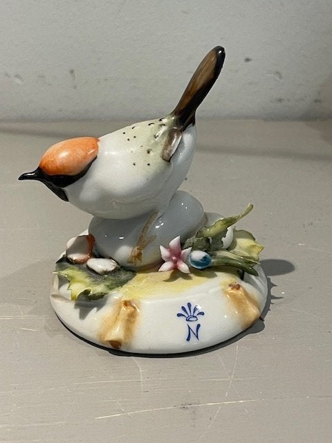 Vintage beeldje vogel Capodimonte. G. Pezzato., Ophalen