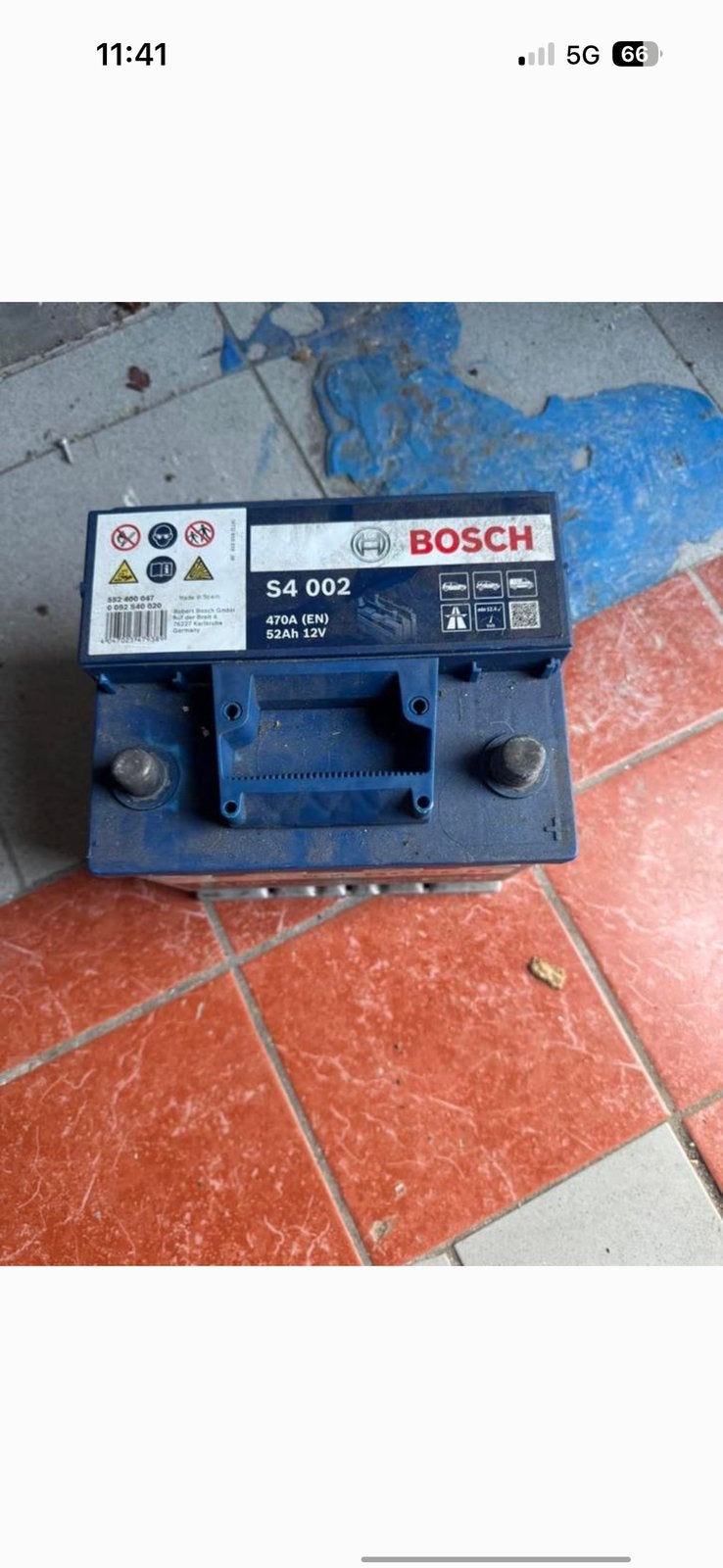 Accu als nieuw s4 002 bosch, Ophalen of Verzenden, Nieuw