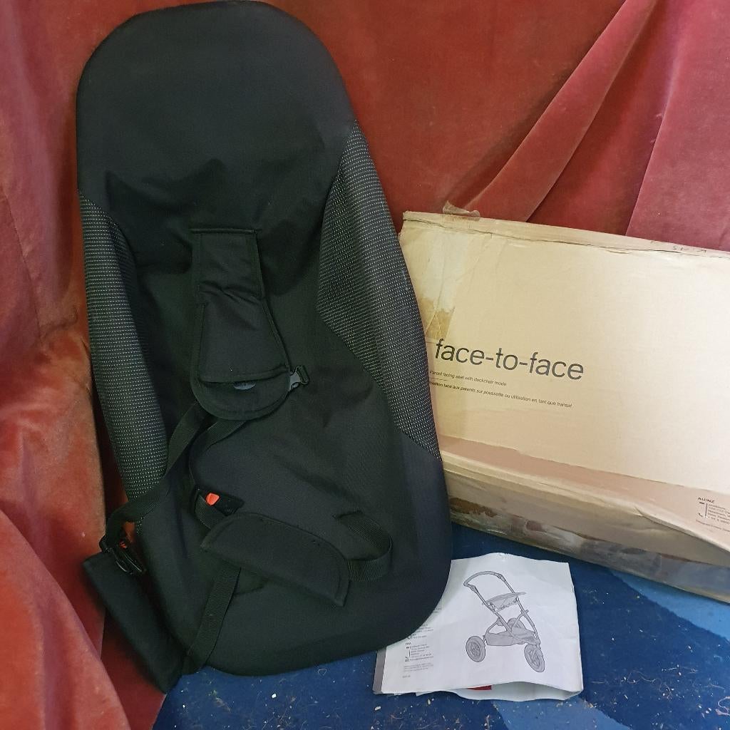 Face to face babayzitje voor op wandelwagen, Kinderen en Baby's, Kinderwagens en Combinaties, Ophalen of Verzenden, Zo goed als nieuw