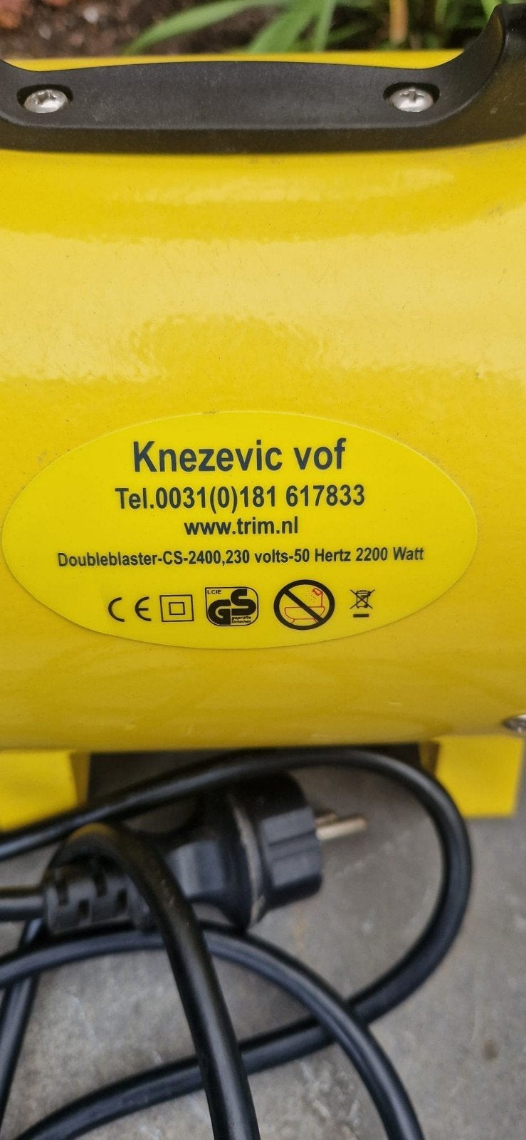 Waterblazer., Ophalen