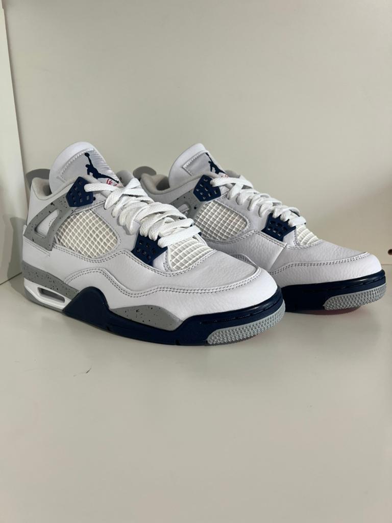 Nike Air Jordan 4 Midnight Navy, ., Wit, Nieuw, Ophalen of Verzenden