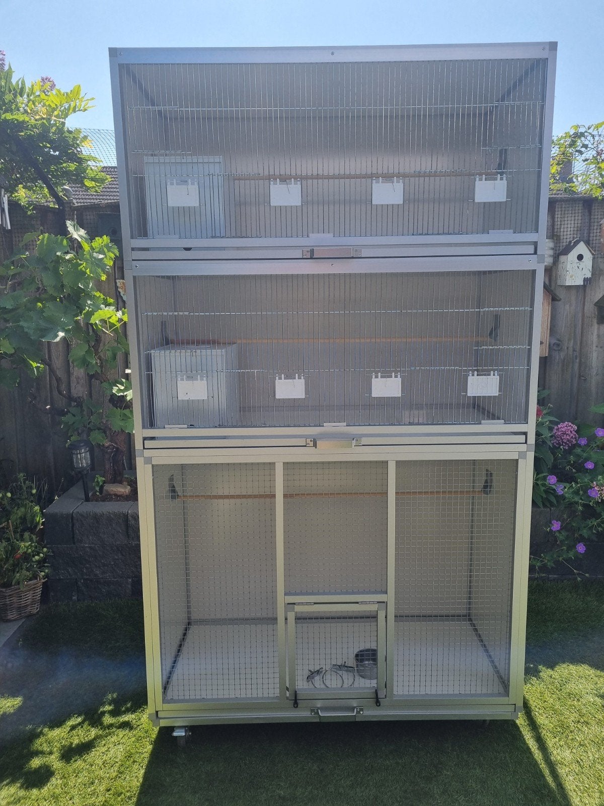 Vogelkooi/ broedkooi, Dieren en Toebehoren, Vogels | Hokken en Kooien, Ophalen, Aluminium, Vogelkooi