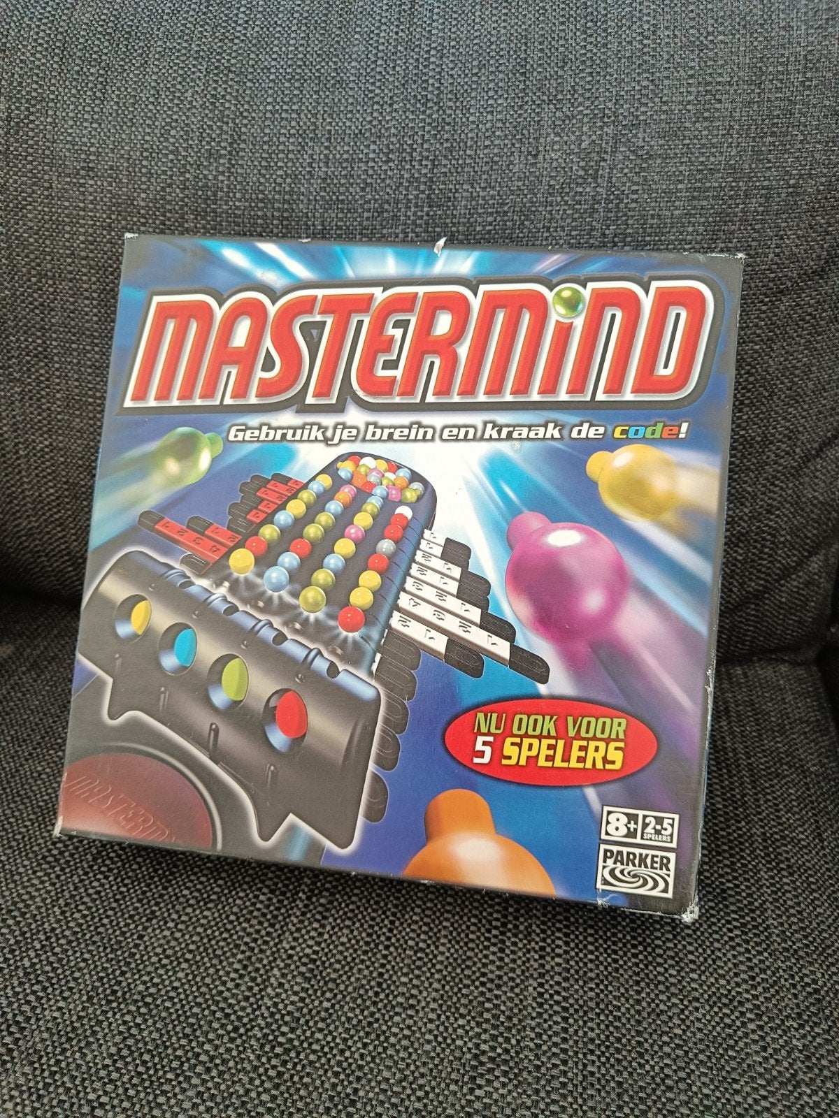Mastermind bordspel - Gebruik je brein en kraak de code!, Vijf spelers of meer, Ophalen of Verzenden, Gebruikt, Parker