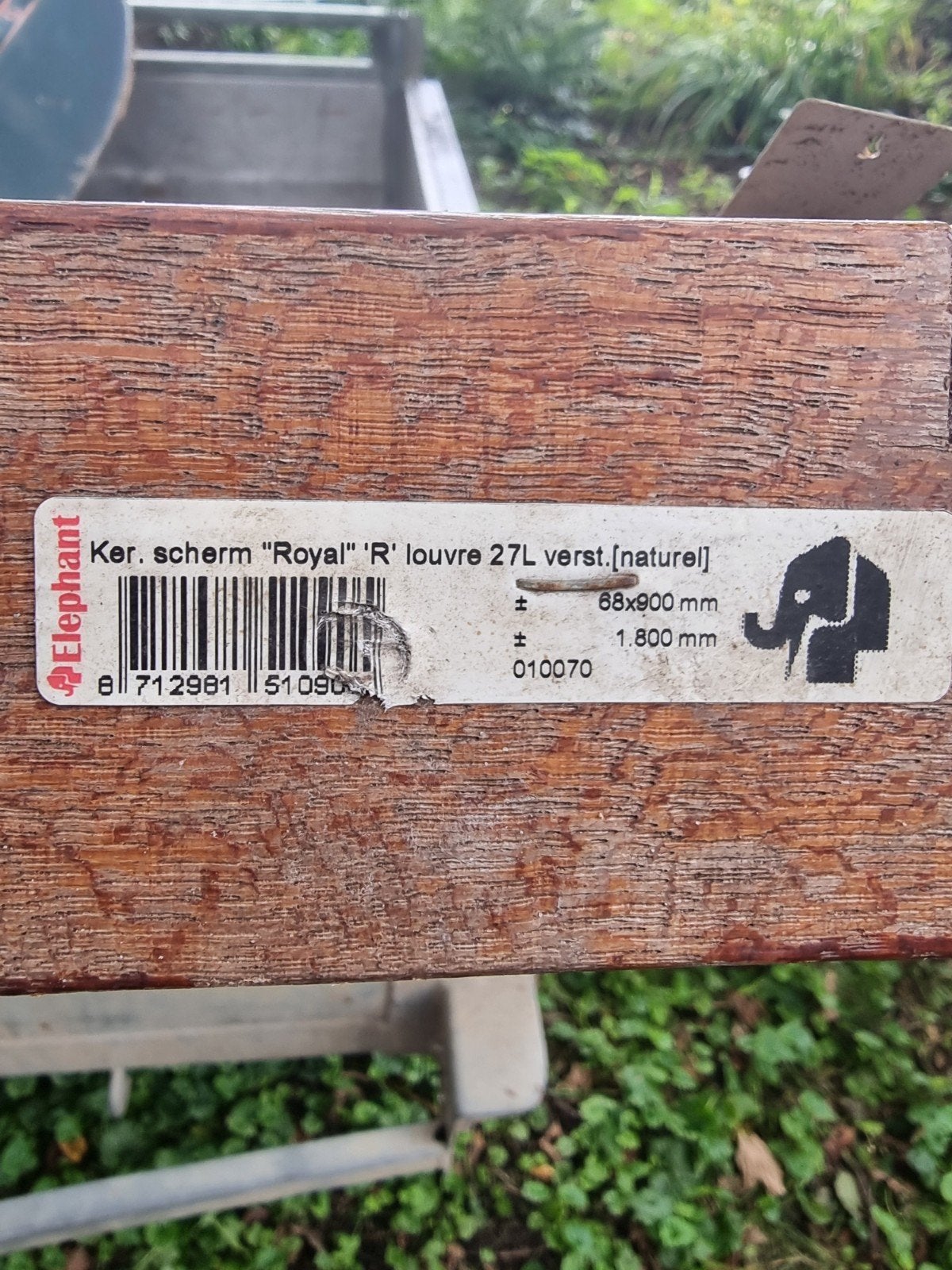 shutters, Tuin en Terras, Minder dan 3 meter, Ophalen of Verzenden, Hout, 1 tot 2 meter
