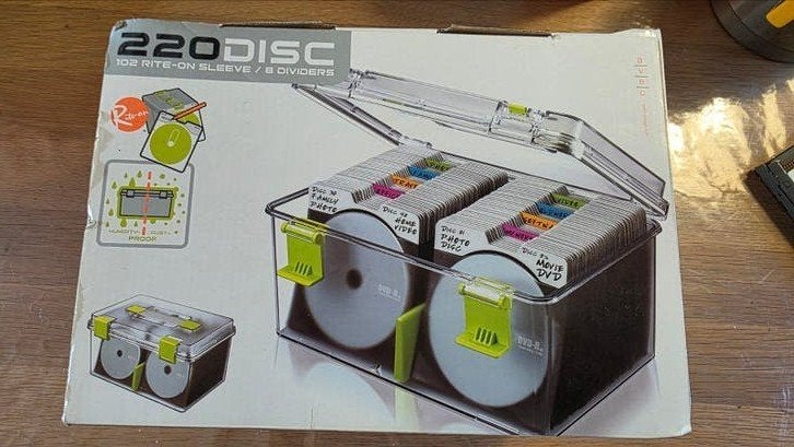 CD/DVD opbergsysteem voor 220 discs - Rite-on Sleeve System, Ophalen of Verzenden, Nieuw