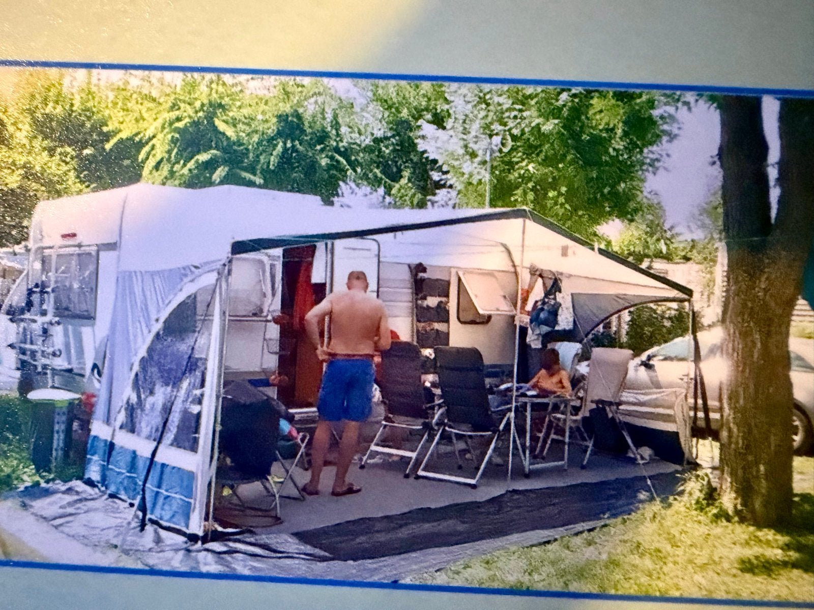Doréma Panorama luifel met 2 zijwanden, maat 13, Ophalen, Gebruikt, Dorema