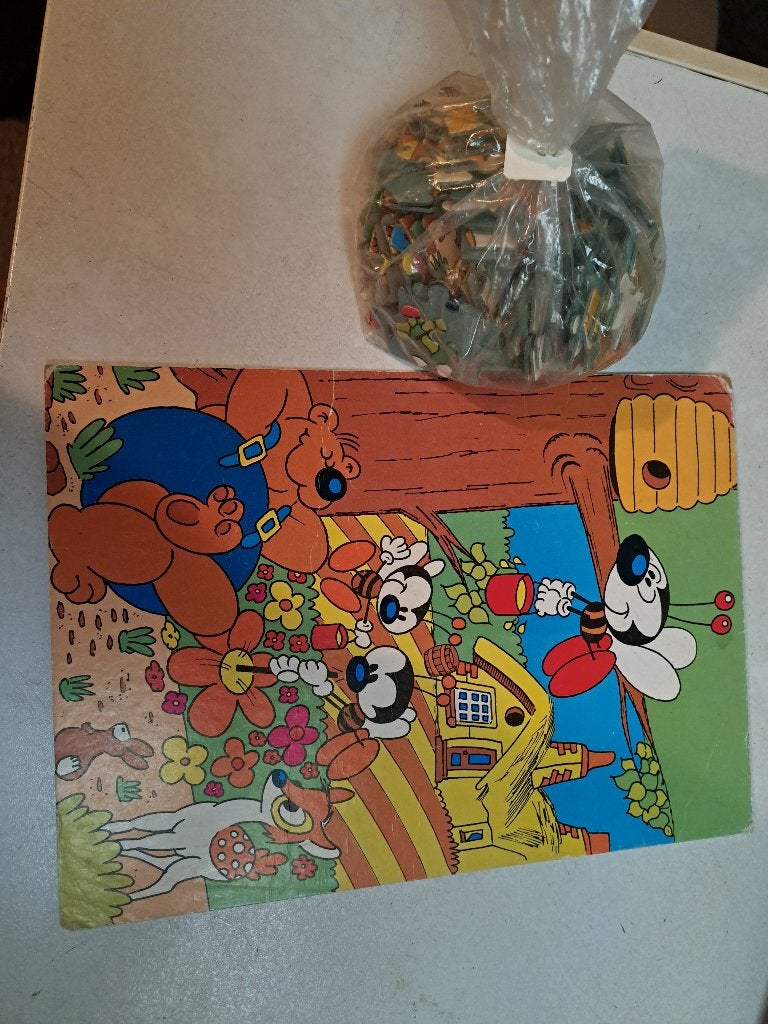 leuke puzzel met plaat, Ophalen of Verzenden, 10 tot 50 stukjes, Zo goed als nieuw