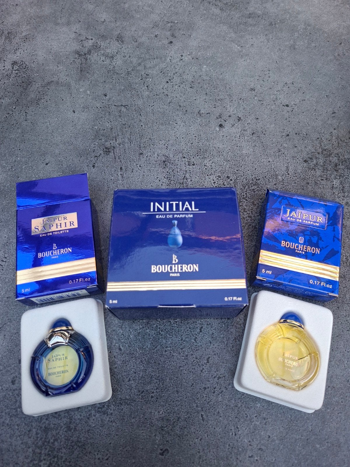Boucheron Initial Hanger en Mini Parfums Set, Ophalen, Zo goed als nieuw