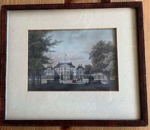 Ingekleurde Gravure, Antiek en Kunst, Kunst | Etsen en Gravures, Ophalen of Verzenden