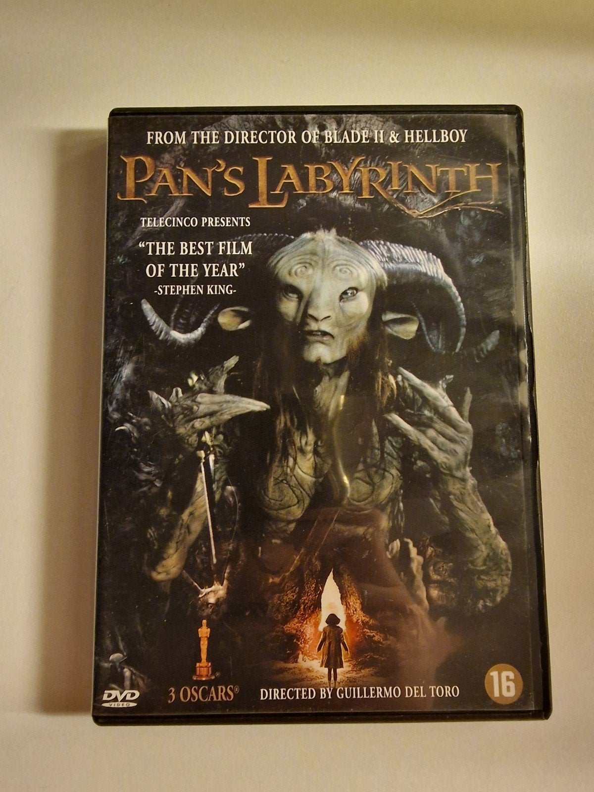 Pan's Labyrinth DVD - Guillermo del Toro (3 Oscars), Gebruikt, Vanaf 16 jaar, Nederlands, Fantasy