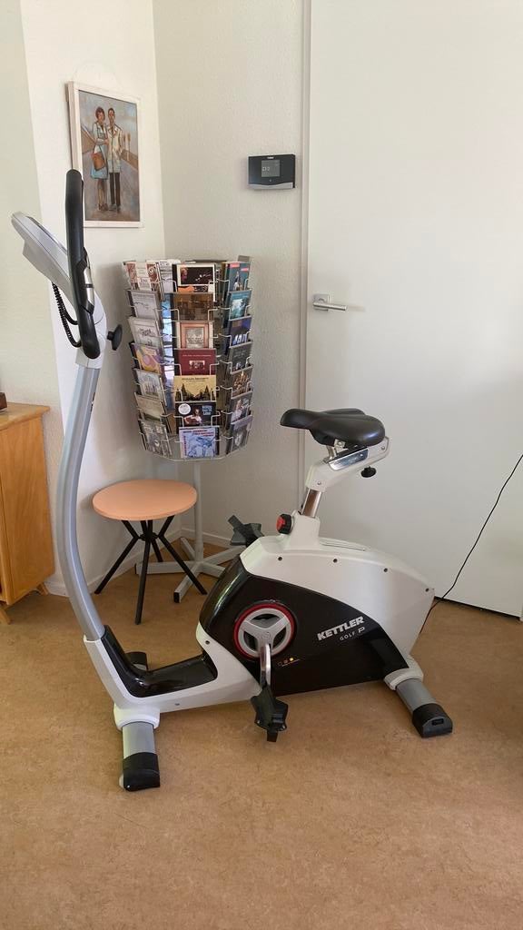 Kettler hometrainer Golf P, lage instap, fietst geruisloos, Sport en Fitness, Fitnessapparatuur, Ophalen, Zo goed als nieuw, Hometrainer