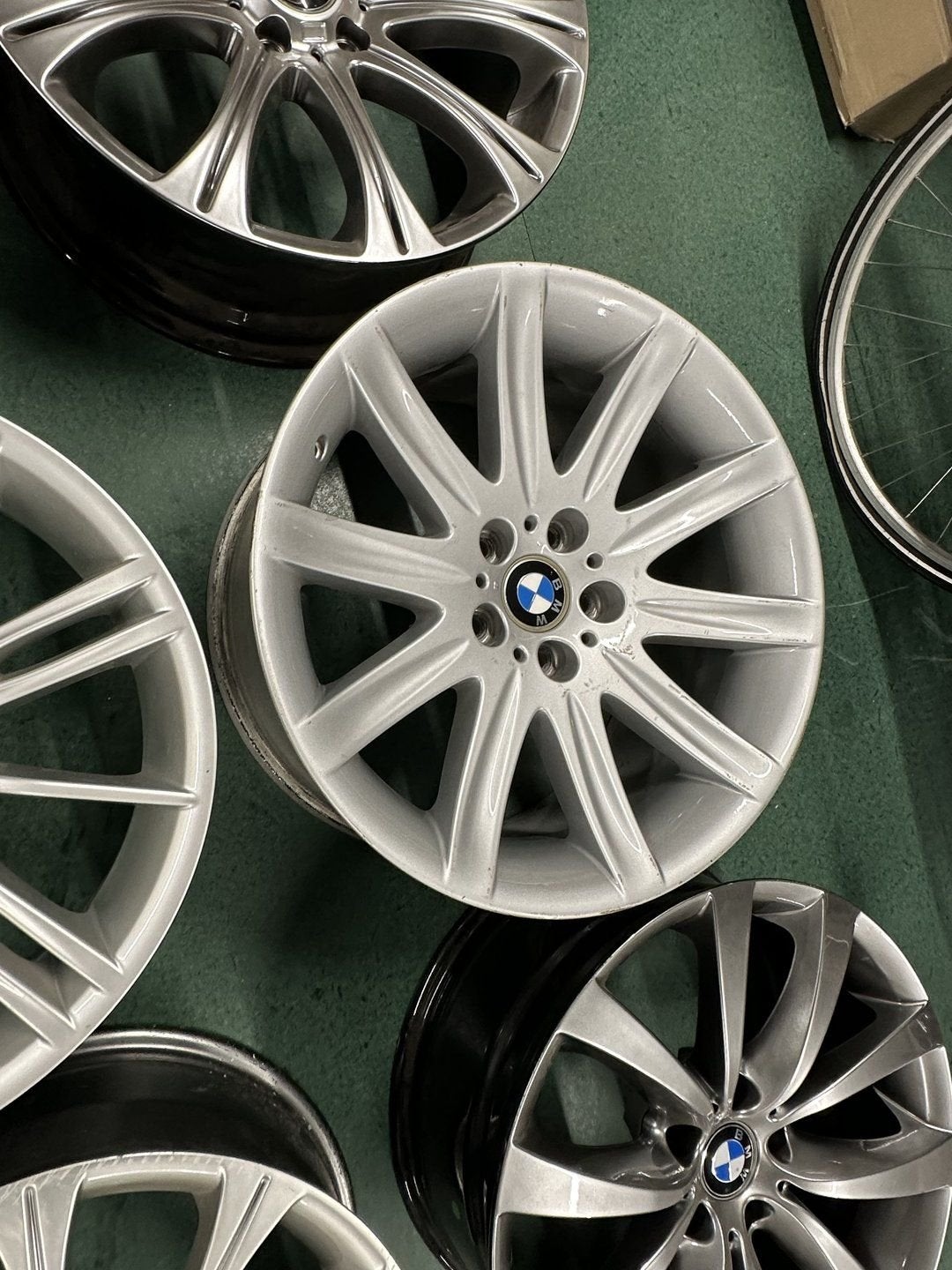 19inch BMW Originele Style 95 Achterwiel 10J ET24 UNIEK!, Gebruikt, -, -, Banden en Velgen