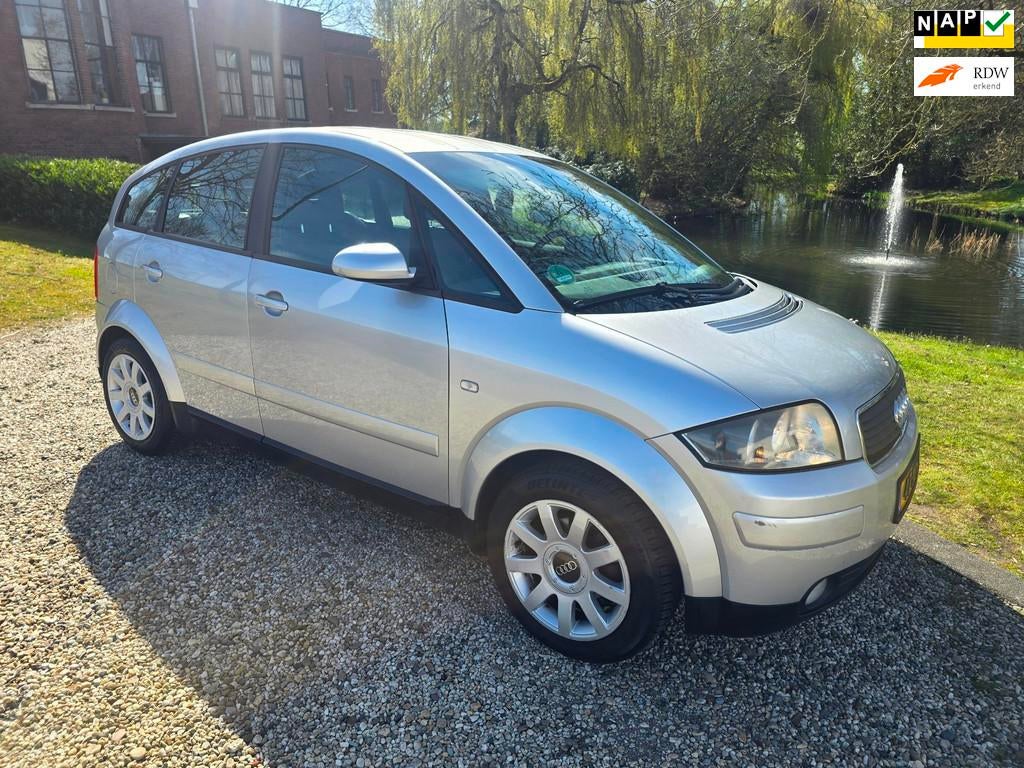 Audi A2 1.4 Pro Line Airco, Trekhaak, 5-deurs, Auto's, Audi, Gebruikt, 31 €/maand, 4 cilinders, 4 stoelen