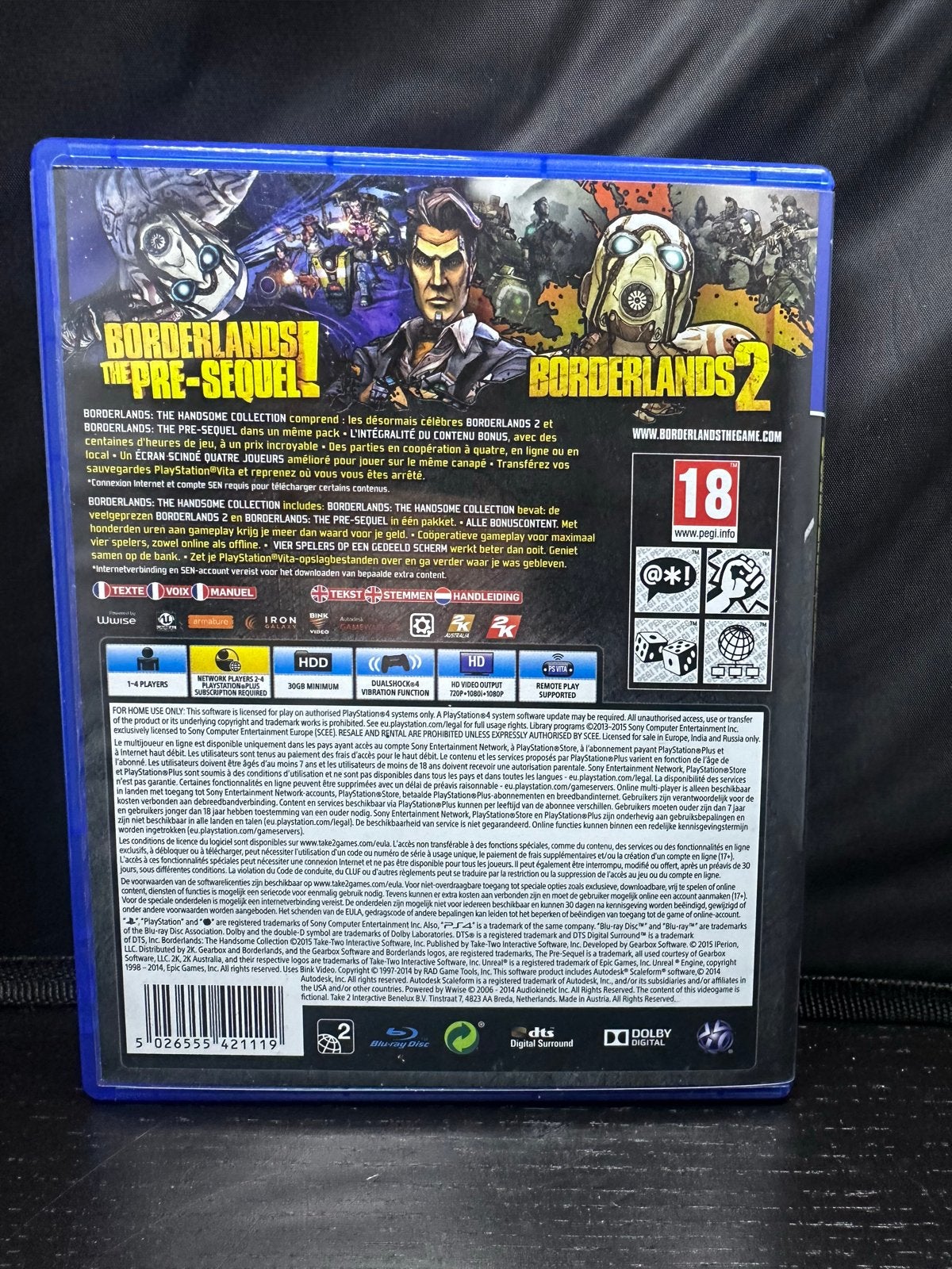 Borderlands: The Handsome Collection PS4, Vanaf 18 jaar, Shooter, C, Verzenden
