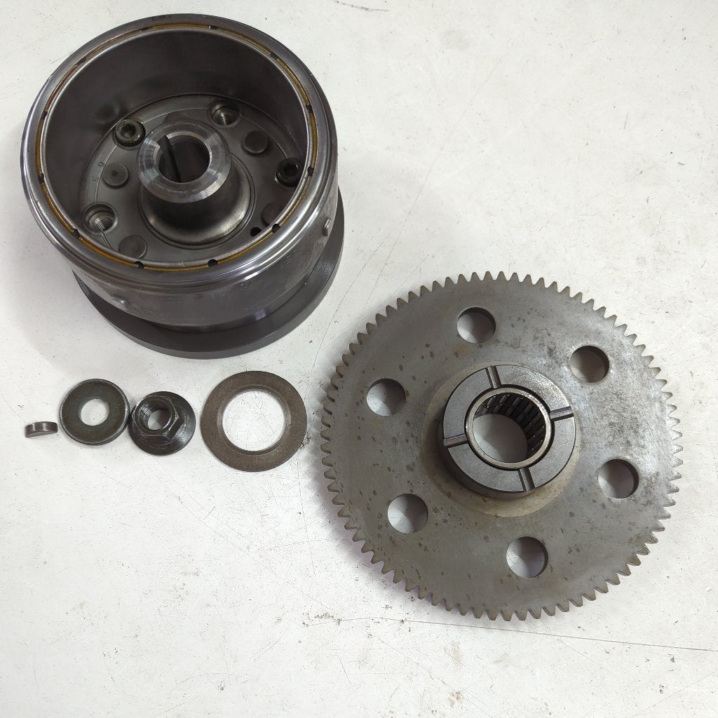 Yamaha XT600E vliegwiel met vrijloop & tandwiel (XT 600 4PT), Ophalen of Verzenden, Gebruikt