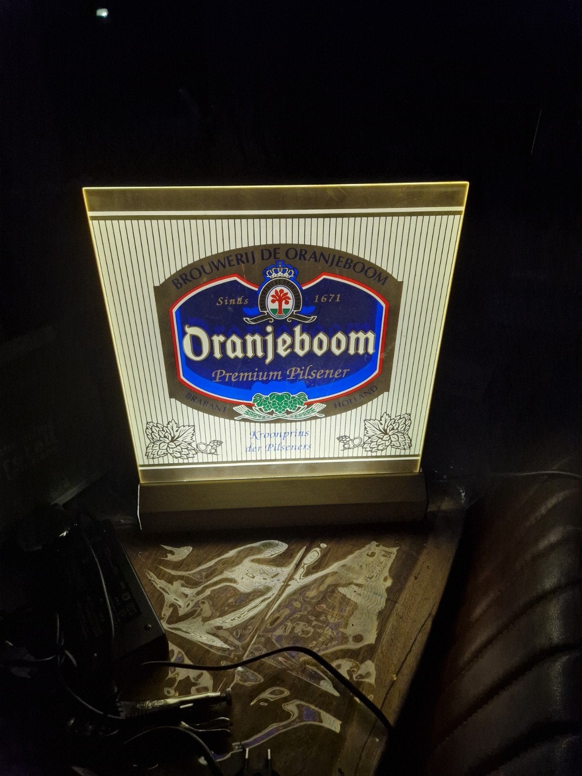 Vintage Oranjeboom Premium Pilsener Lichtreclame, Ophalen