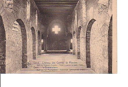 Ansichtkaart 	Gent (België)	 's-Gravensteen	Zaal  Suikerlade, Verzenden, Ongelopen, Oost-Vlaanderen