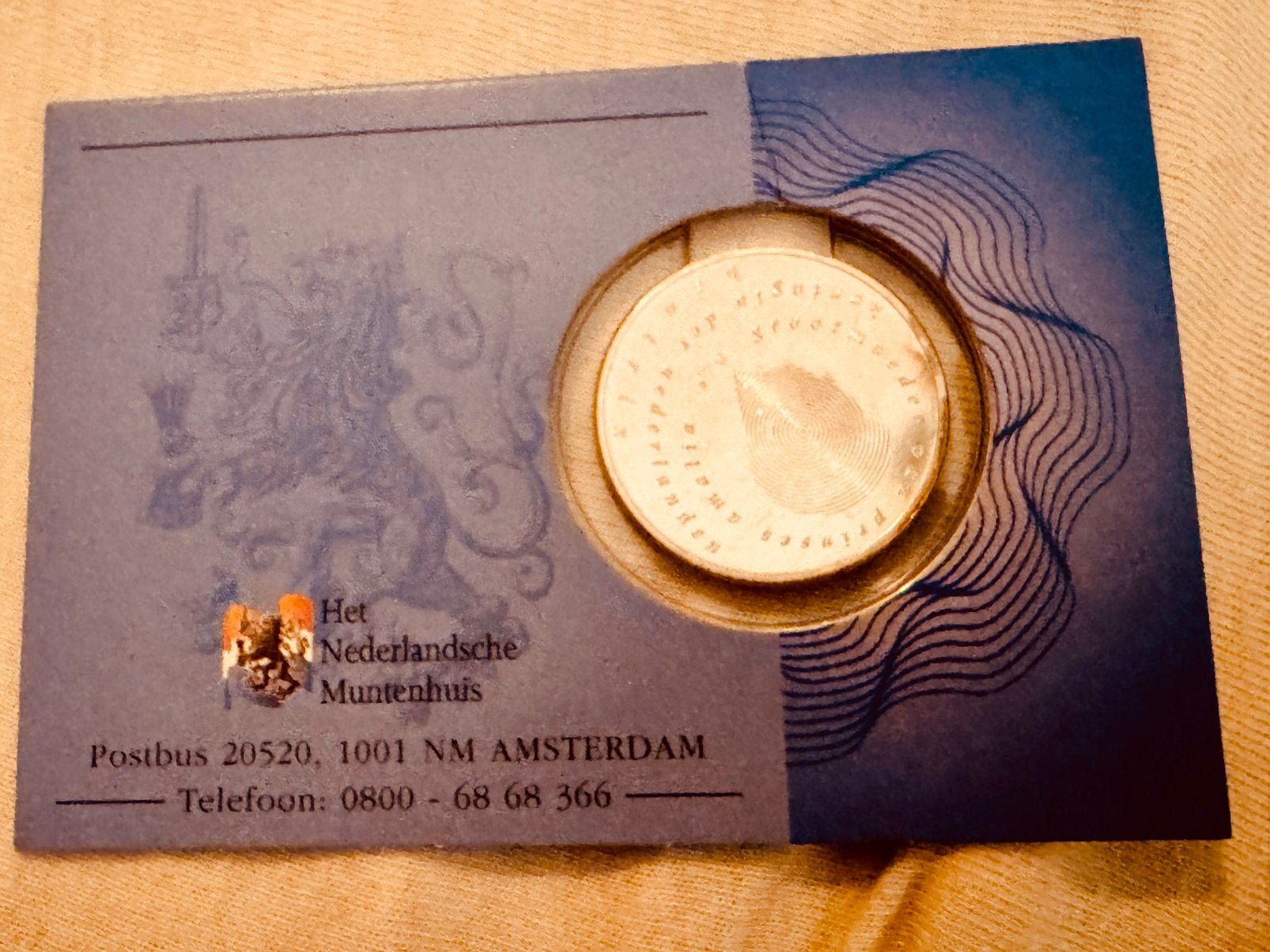 Zilveren 10 Euro Geboortemunt Amalia (2003) + Certificaat, Zilver, Overige landen, Ophalen of Verzenden, 10 euro