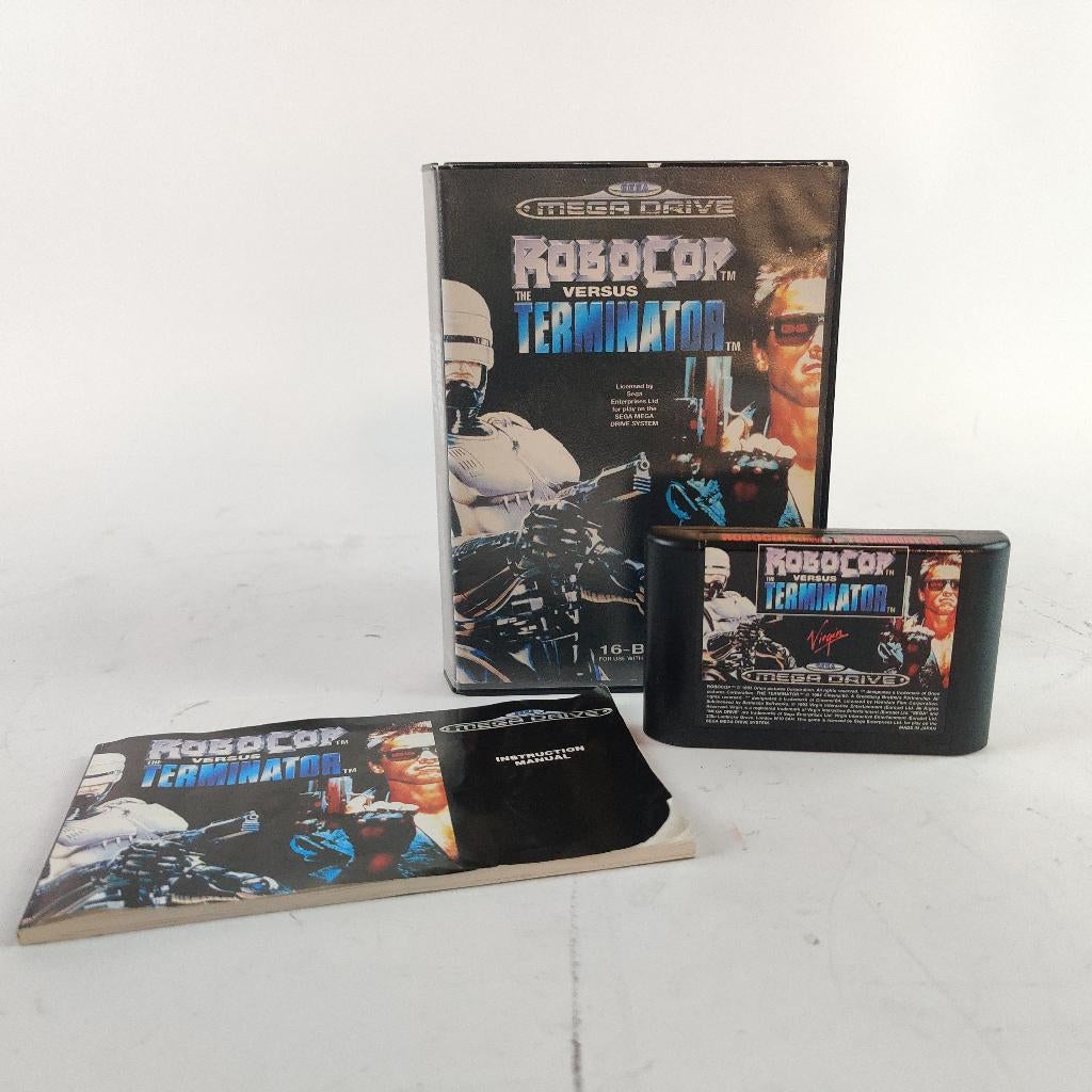 Robocop versus the Terminator Sega Compleet || Nu €89.99, Spelcomputers en Games, Games | Sega, Gebruikt, Mega Drive, Racen en Vliegen