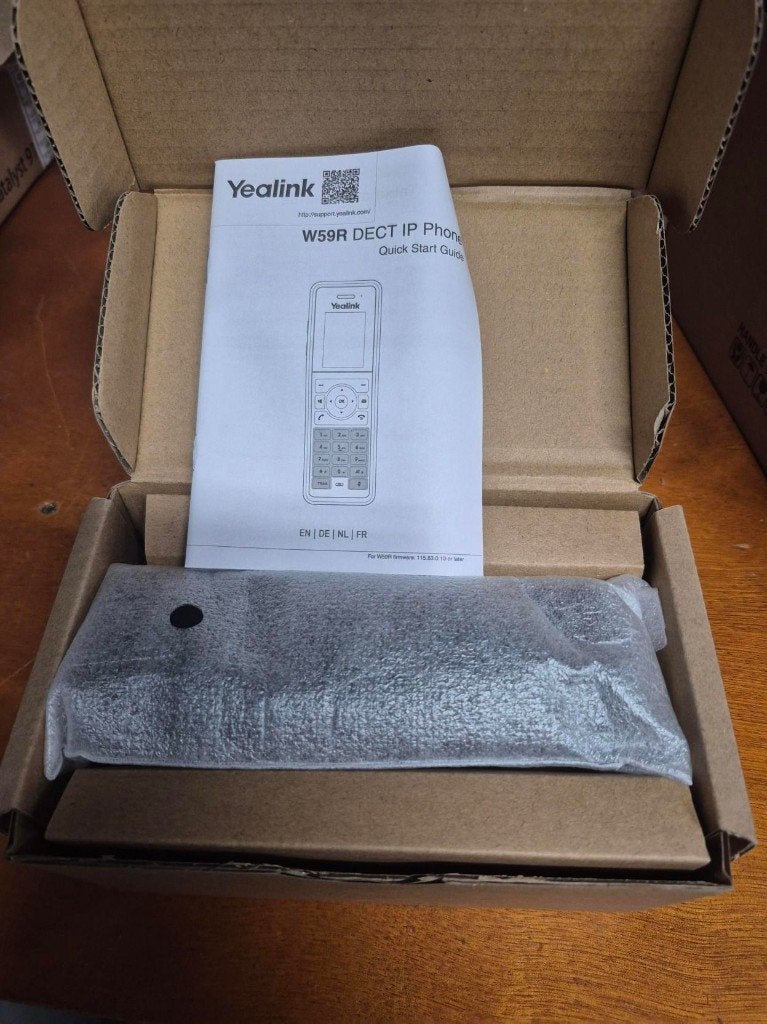 Yealink W59R DECT IP Telefoon, Zo goed als nieuw, Yealink Network Technology Co., Ltd., Support@yealink.com, No. 666 Hu'an Road, Huli District, Xiamen, Fujian 361006, China