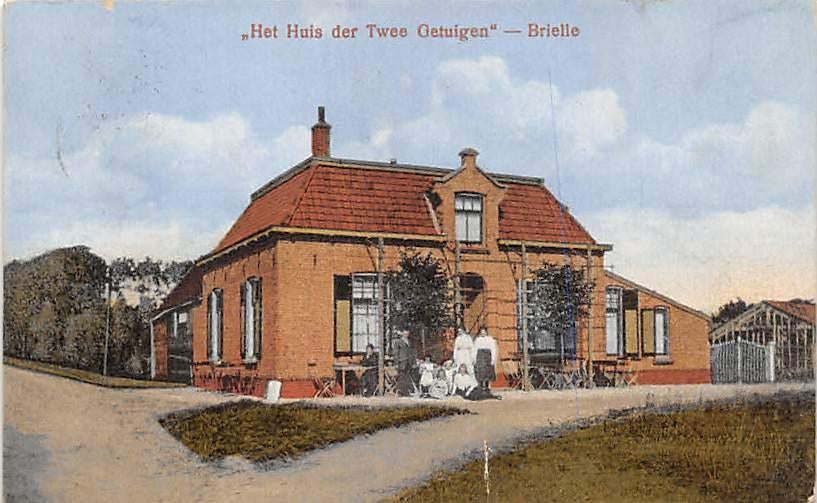 W973 Brielle Huis der twee Getuigen - uitg van Bohemen 1914, Ophalen of Verzenden, Voor 1920, Gelopen, Zuid-Holland