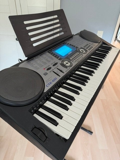 Keyboard CASIO CTK-651 met uitgebreide MIDI mogelijkheden, Muziek en Instrumenten, Keyboards, Ophalen, Casio, Aanslaggevoelig