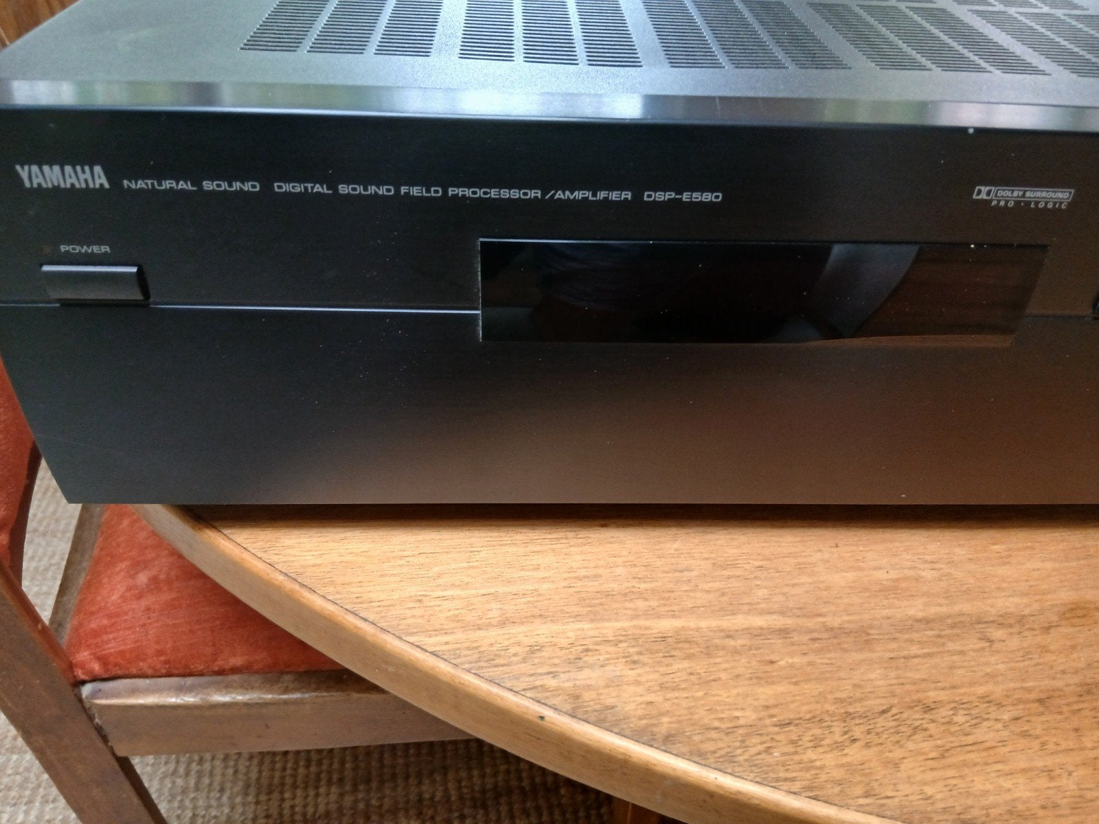 yamaha versterker DSP-E580, hobby, Ophalen, Niet werkend, Overige merken