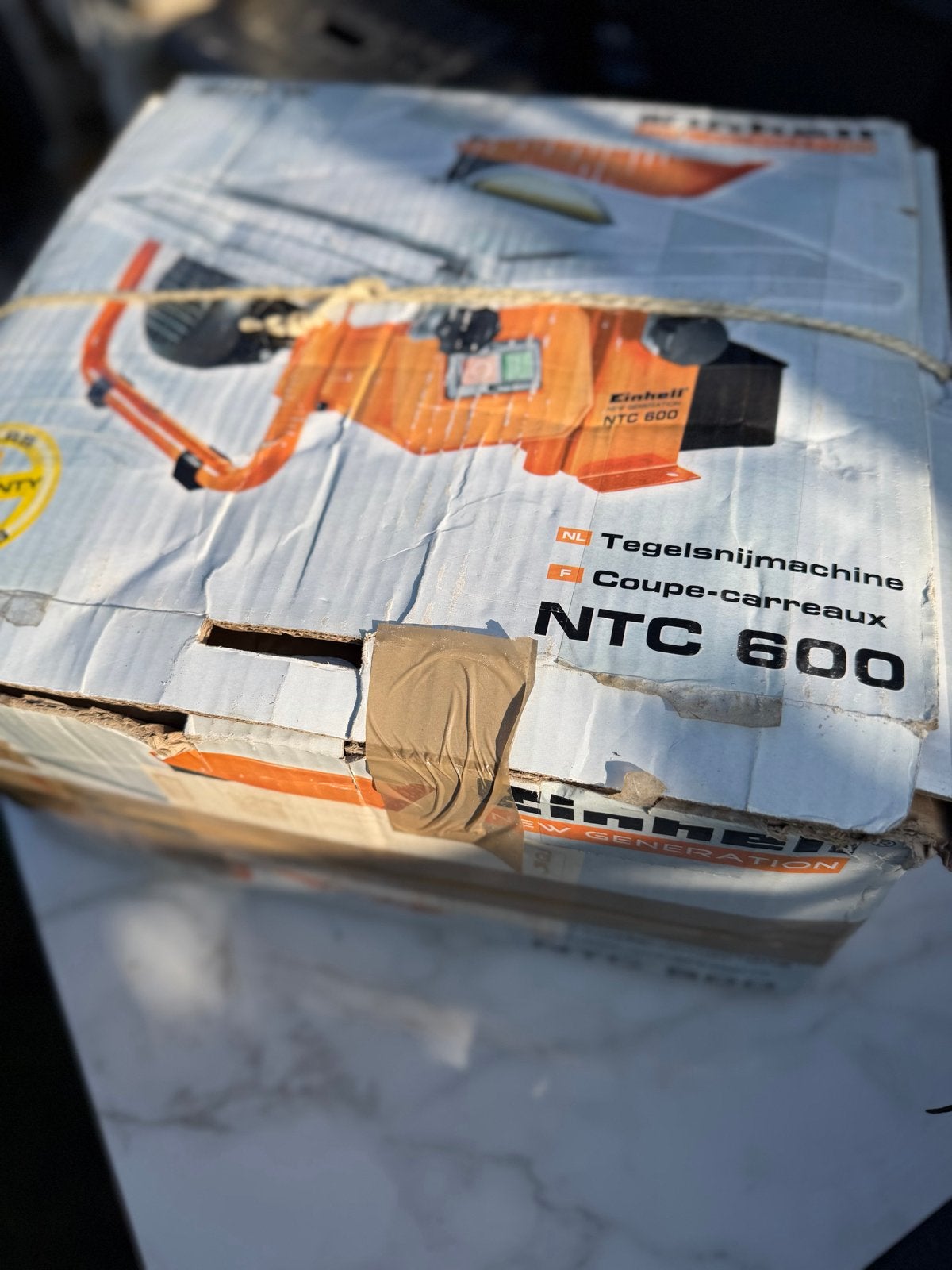 Einhell NTC 600 Tegelsnijmachine  met elektrische, Ophalen of Verzenden, Zo goed als nieuw